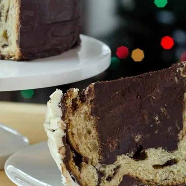 Panettone Gevuld Met Chocolade
