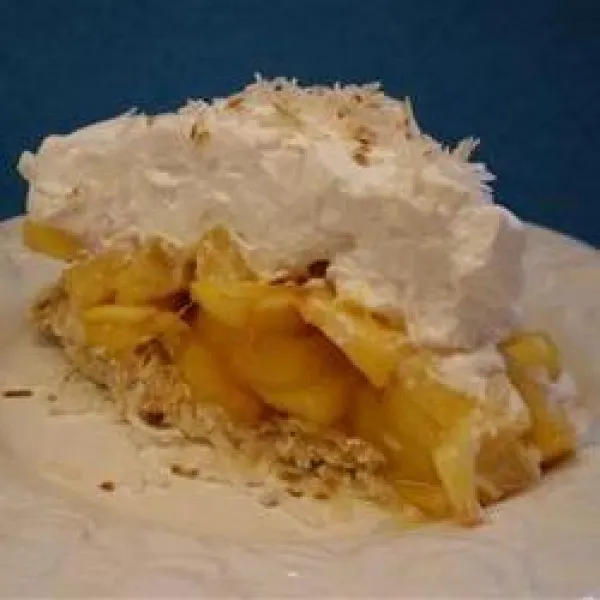 Perzik Angel Food Taart