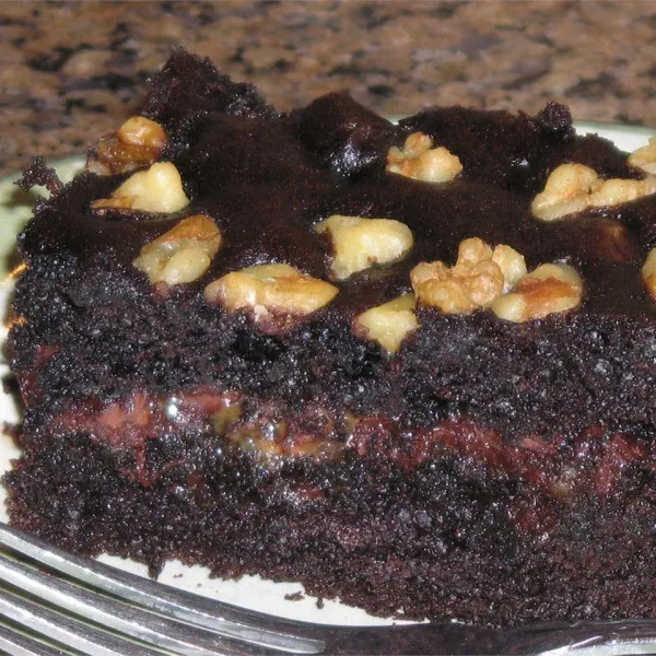 Chocoladetaart Met Caramel En Noten