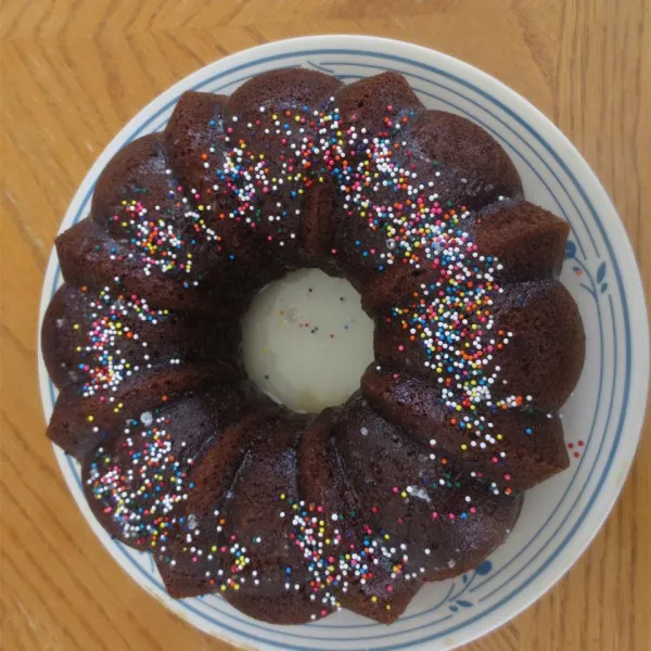 Chocolade Custard Taart