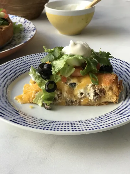 Snelle Halve Maan Taco Taart