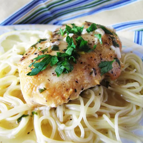 Kip Met Knoflook En Citroen In Een Slowcooker II