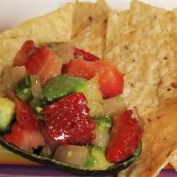 Avocado En Aardbeien Salsa Van Butch
