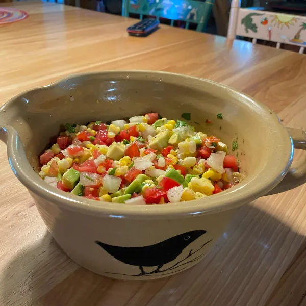 Maïssalsa met Avocado