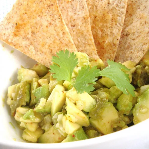 Geroosterde Paprika en Avocado Salsa