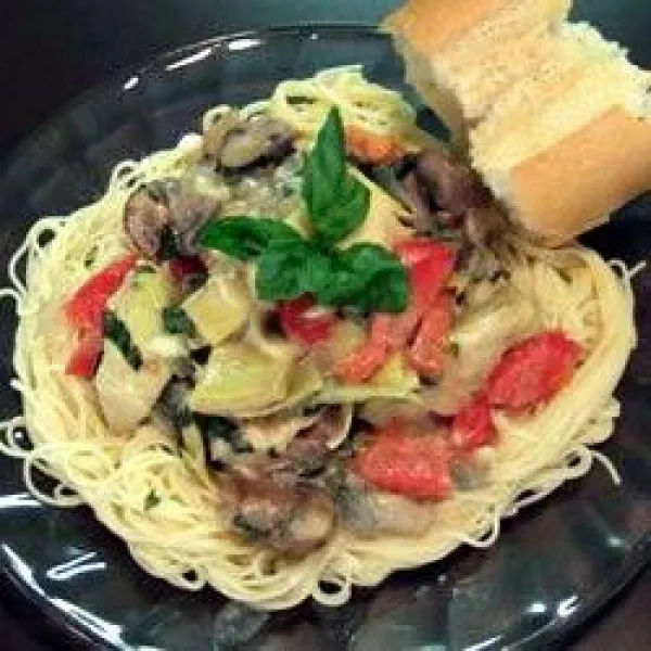 Alfredo Tomatensaus Met Artisjokken