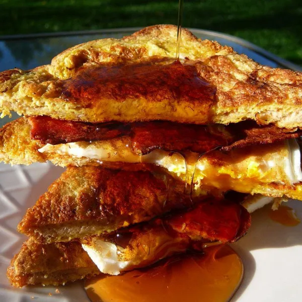 Frans Eiersandwich met Spek