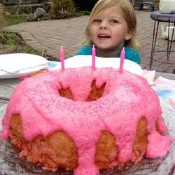 Aardbeien Soda Pop Angel Food Cake