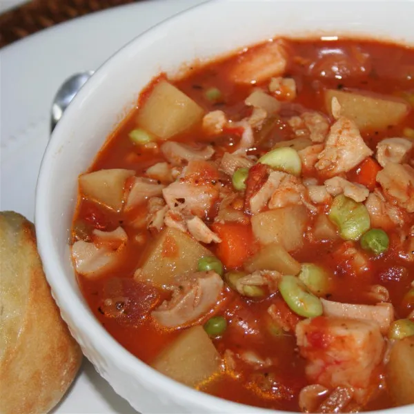 Manhattan Stijl Clam Chowder
