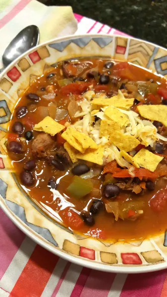 Fajitas Beef Soep
