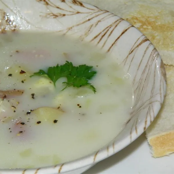 Ham, Aardappel en Kaassoep