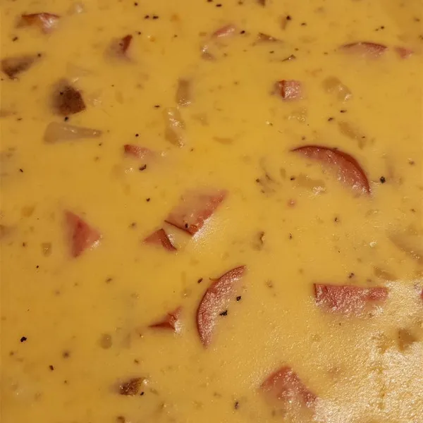 Gerookte Aardappelkaassoep