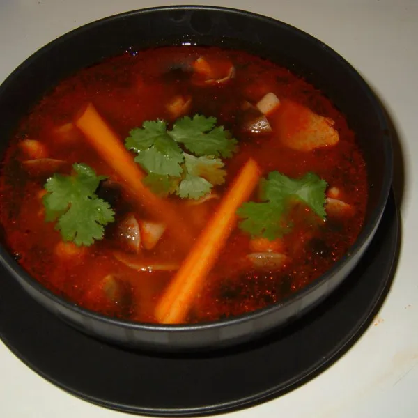 Tom Yum Koong Soep