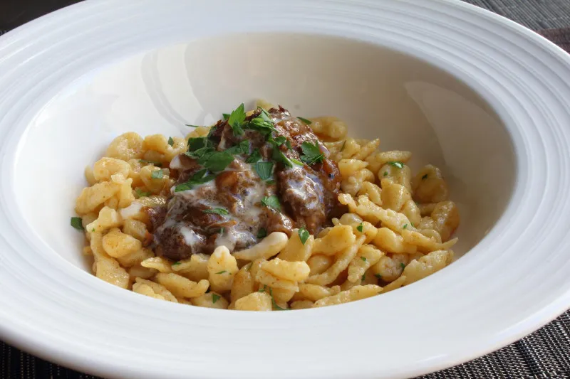 Spätzle (ook bekend als Spaetzle)