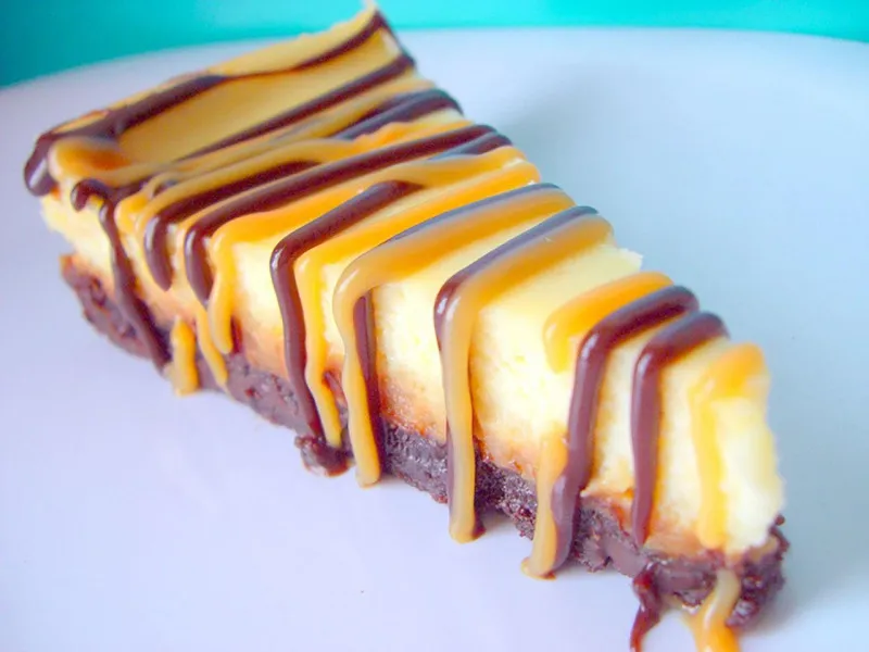 Kaascake Met Karamel En Brownie