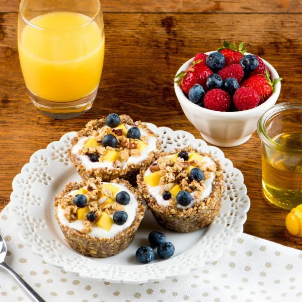 Yoghurt- en Granola Taarten Zonder Bakken Quaker®