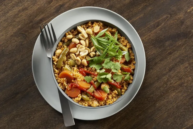 Snelle Kokos- en Kerriebowls