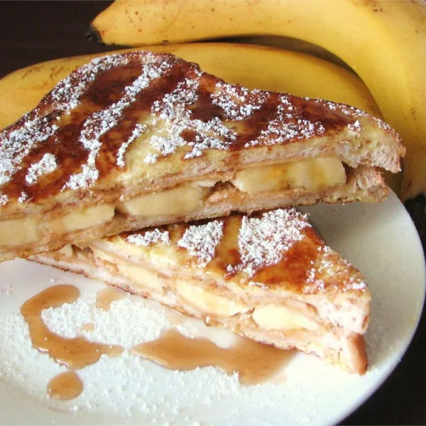 Bananenbrood met Pindakaas
