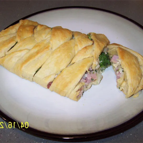 Ham en Broccoli Vlecht