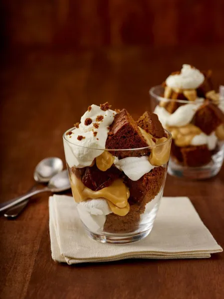 Karamel Trifle Met Gemberbrood