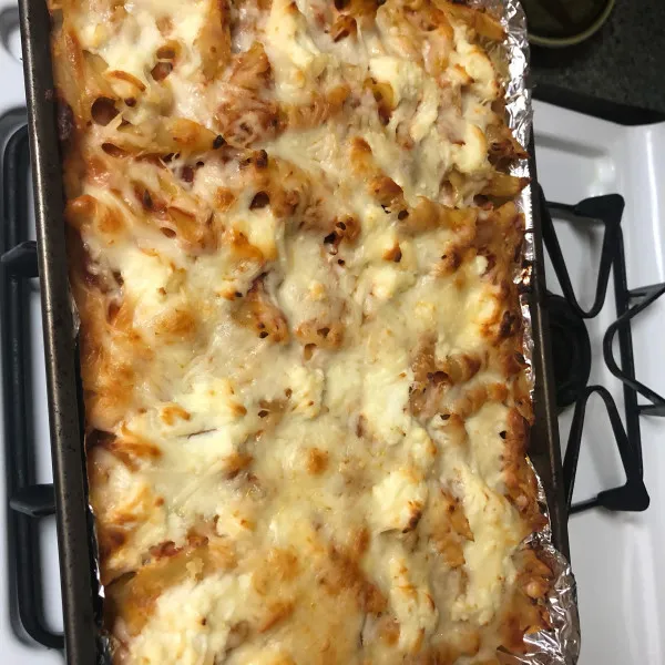 Ziti Uit De Oven Met Kalkoenballetjes